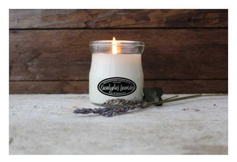 Milkhouse Candle Co. Creamery Eucalyptus Lavender candles