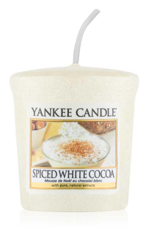 Yankee Candle Spiced White Cocoa candles