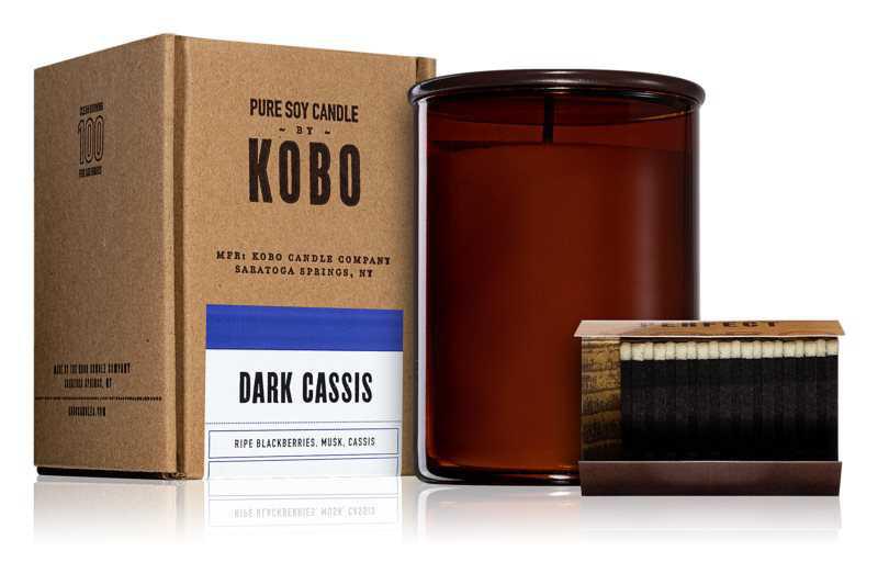 KOBO Woodblock Dark Cassis candles