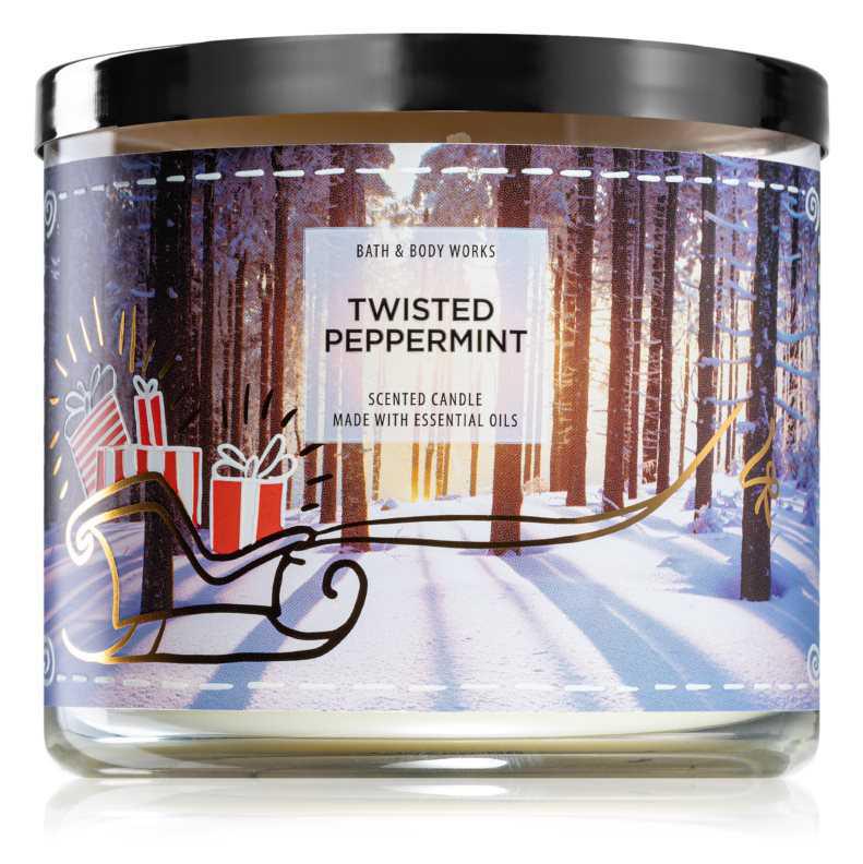 Bath & Body Works Twisted Peppermint candles