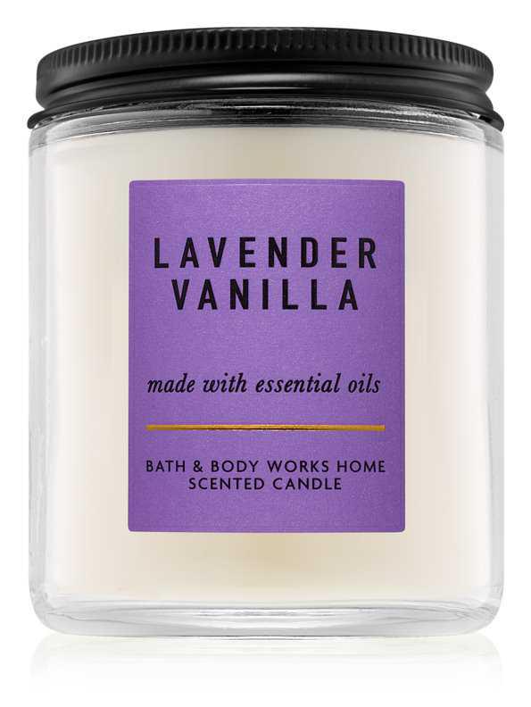 Bath & Body Works Lavender Vanilla candles