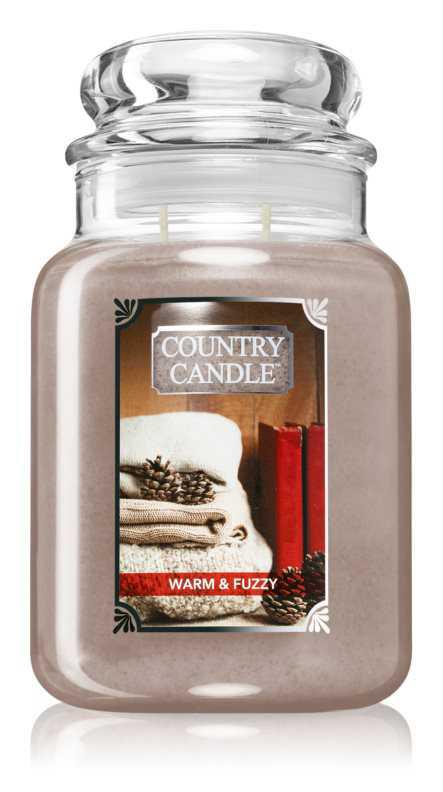 Country Candle Warm & Fuzzy candles
