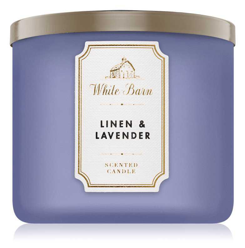 Bath & Body Works Linen & Lavender candles