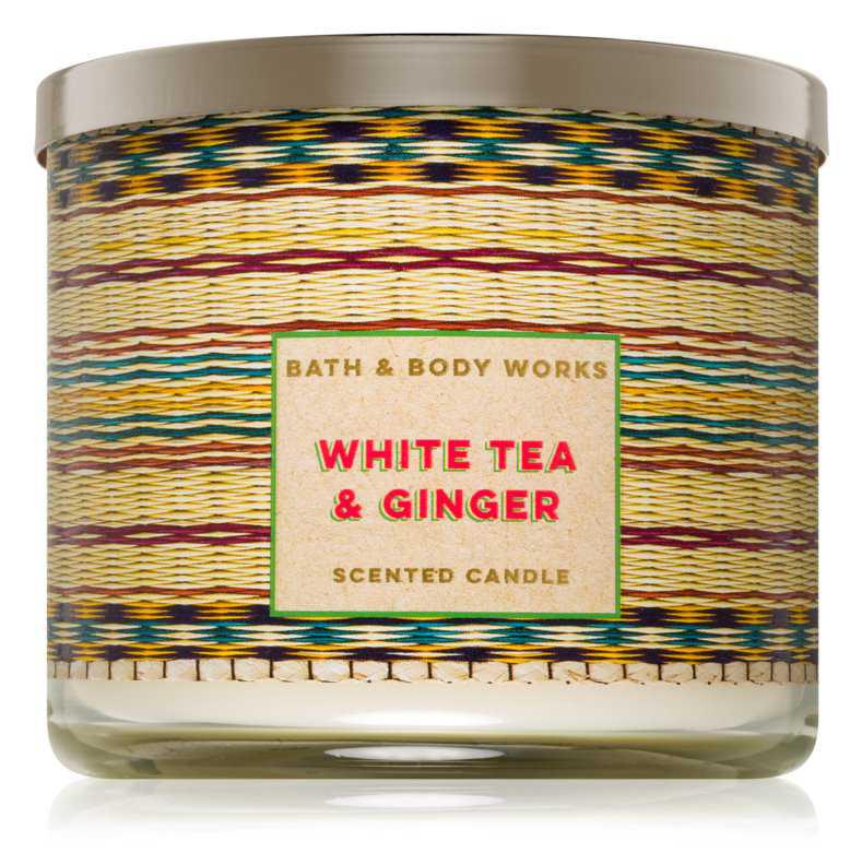 Bath & Body Works White Tea & Ginger candles