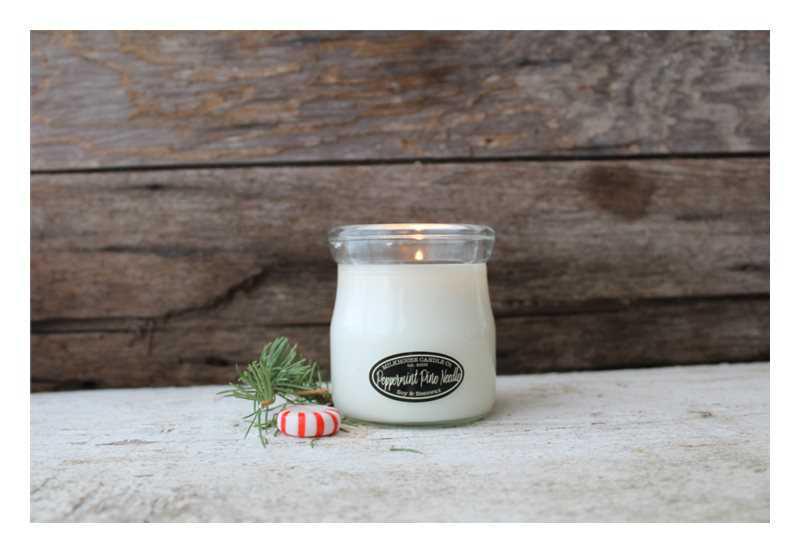 Milkhouse Candle Co. Creamery Peppermint Pine Needle candles