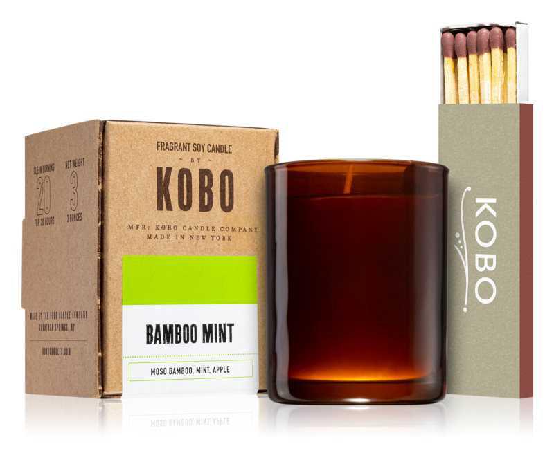 KOBO Woodblock Bamboo Mint candles