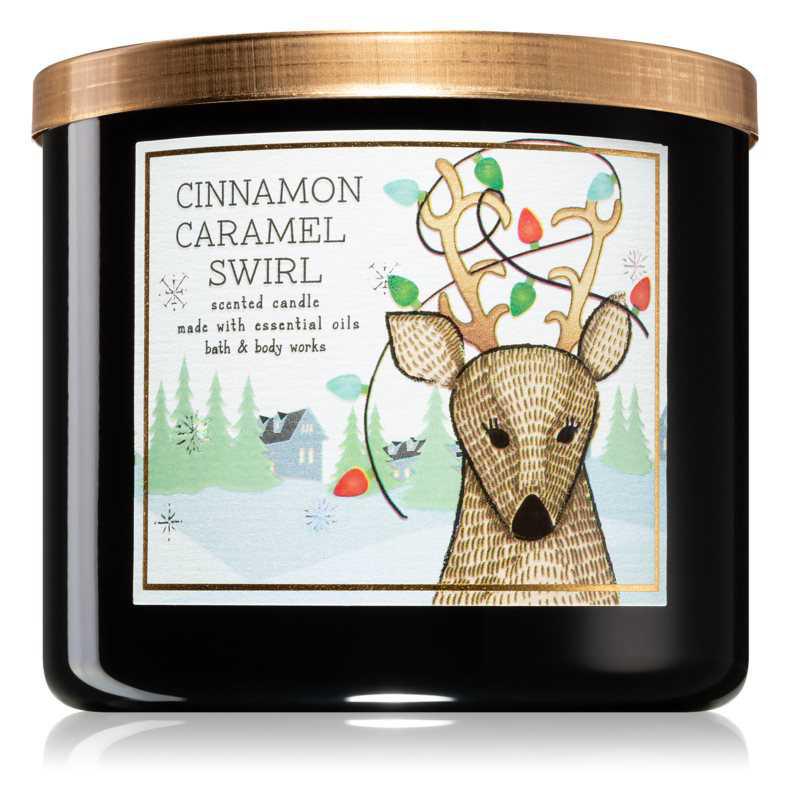Bath & Body Works Cinnamon Caramel Swirl candles