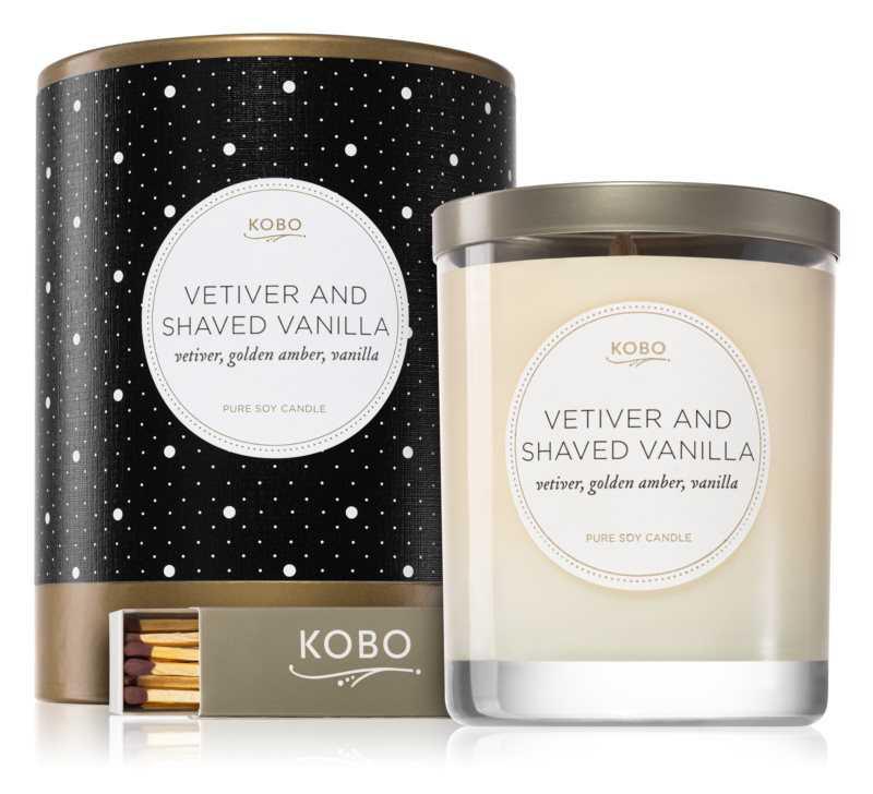 KOBO Coterie Vetiver and Shaved Vanilla