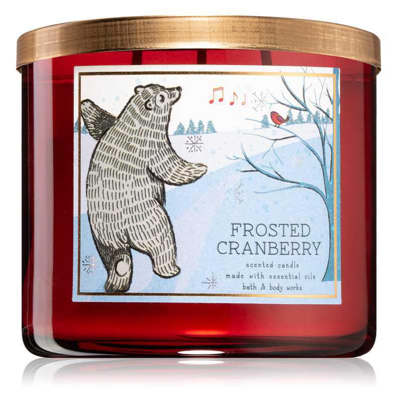 Bath & Body Works Frosted Cranberry candles