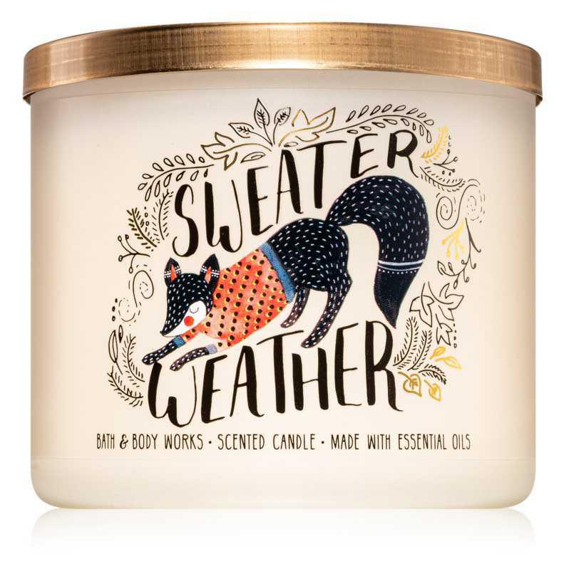Bath & Body Works Sweater Weather candles