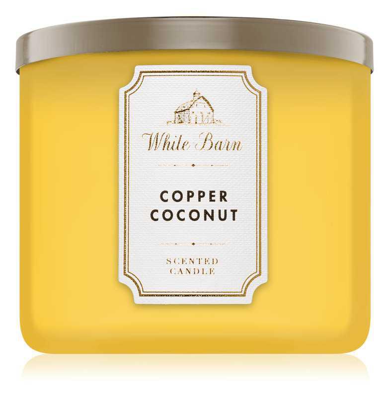 Bath & Body Works Copper Coconut candles