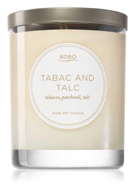 KOBO Motif Tabac and Talc candles