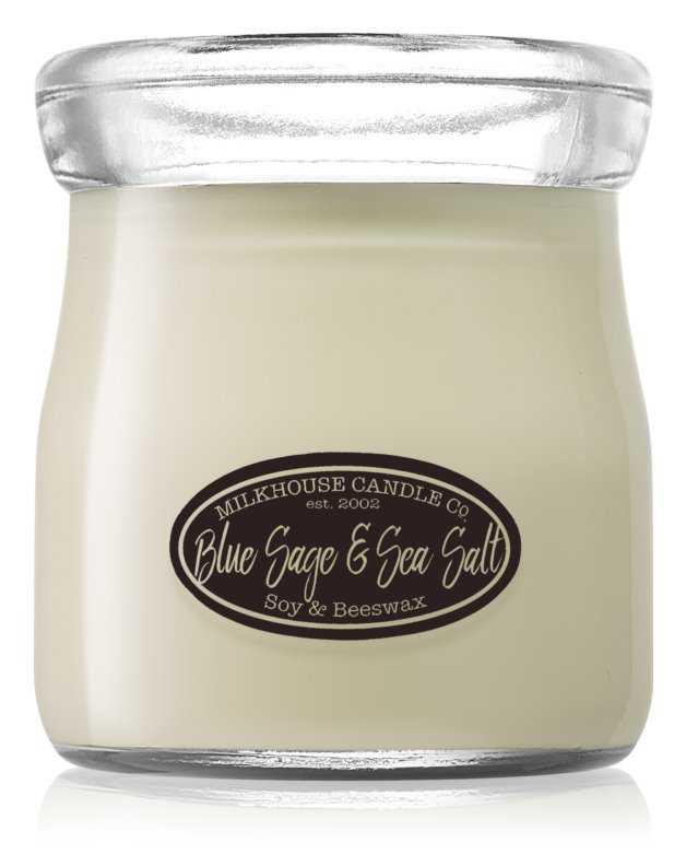 Milkhouse Candle Co. Creamery Blue Sage & Sea Salt candles