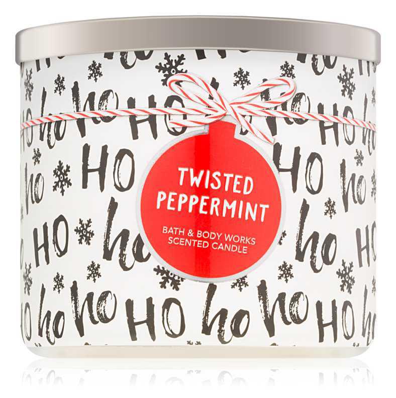 Bath & Body Works Twisted Peppermint candles