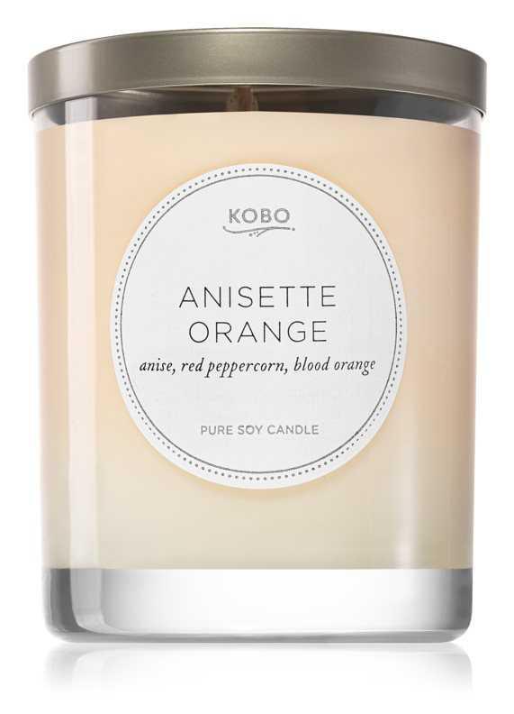 KOBO Coterie Anisette Orange candles