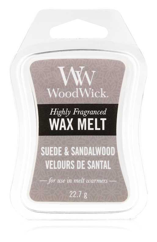 Woodwick Suede & Sandalwood candles