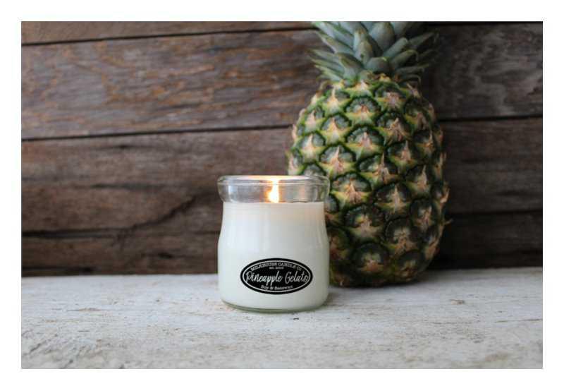 Milkhouse Candle Co. Creamery Pineapple Gelato candles