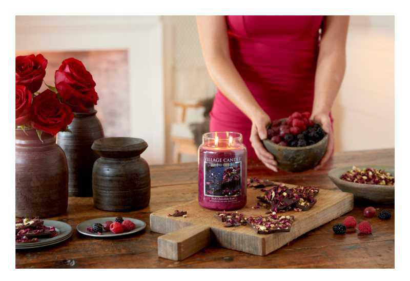 Village Candle Dark Chocolate Rose candles