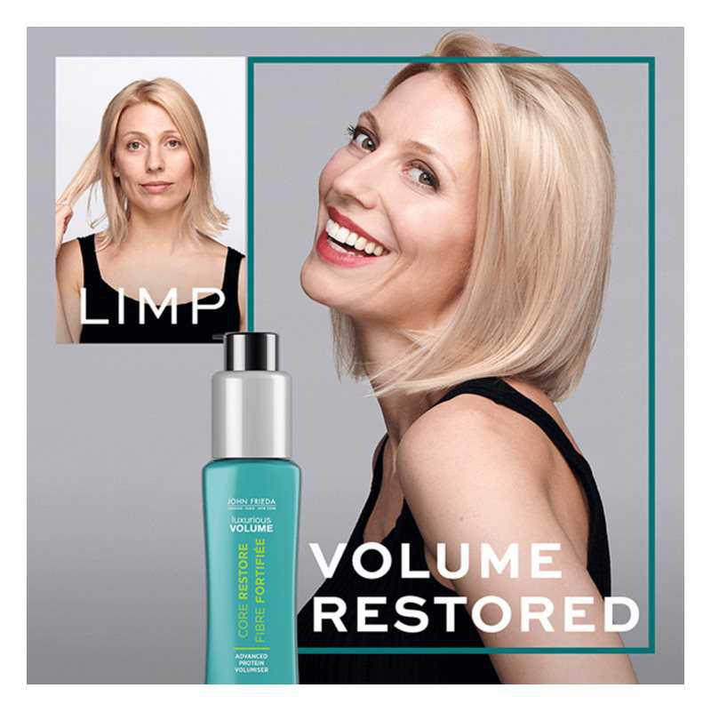 John Frieda Luxurious Volume Core Restore hair styling