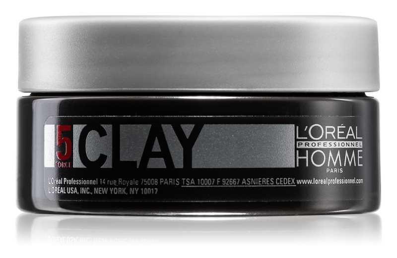 L’Oréal Professionnel Homme 5 Force Clay hair styling