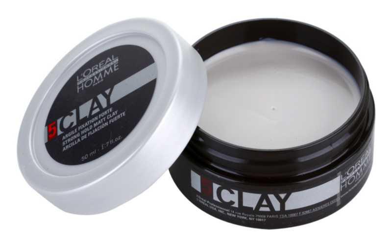 L’Oréal Professionnel Homme 5 Force Clay hair styling