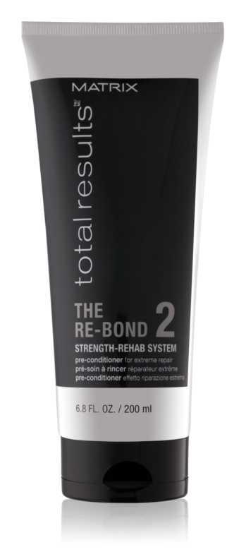 Matrix Total Results The Re-Bond hair conditioners
