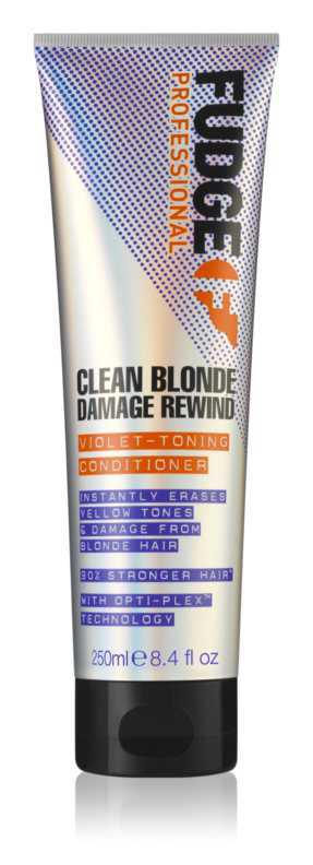 Fudge Clean Blonde Damage Rewind hair conditioners