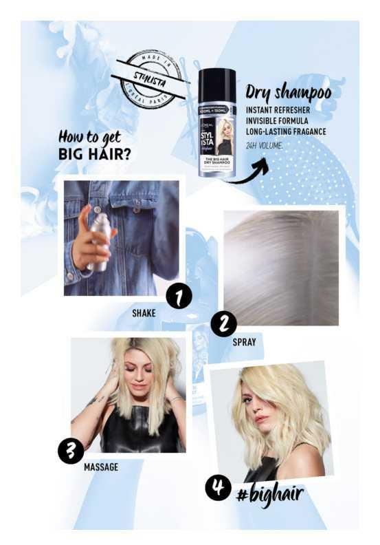 L’Oréal Paris Stylista The Big Hair Dry Shampoo hair