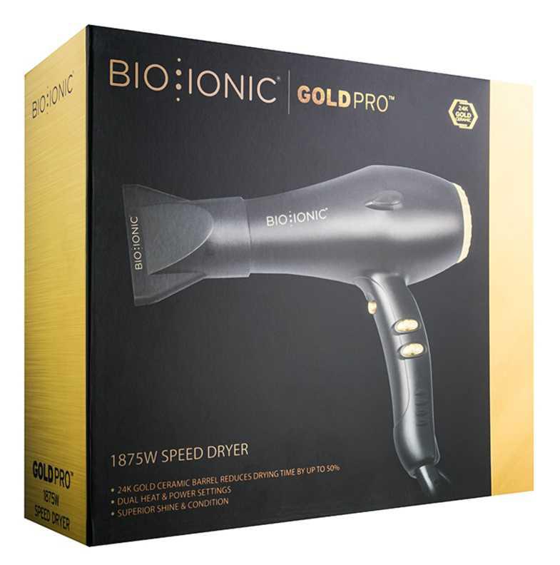 Bio Ionic GoldPro 1875 W Speed Dryer hair