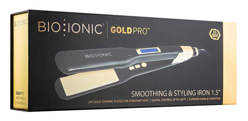 Bio Ionic GoldPro Smoothing & Styling Iron hair straighteners