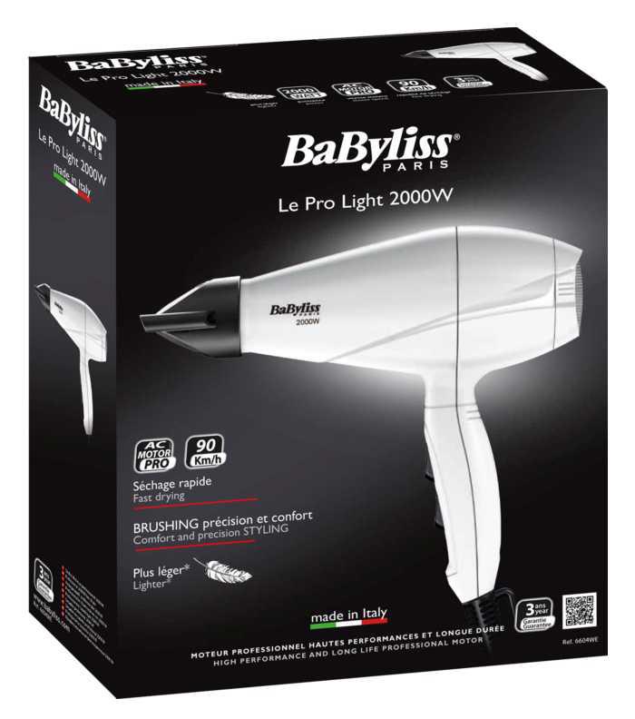 BaByliss Le Pro Light 2000W 6604WE hair