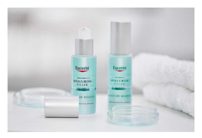 Eucerin Hyaluron-Filler Moisture Booster face care routine