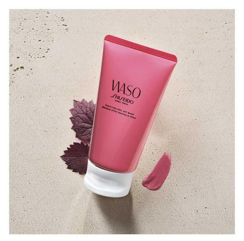 Shiseido Waso Purifying Peel Off Mask makeup removal and cleansing