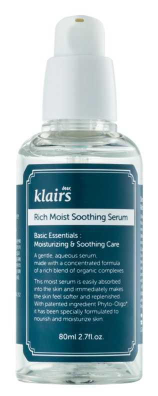 Klairs Rich Moist care for sensitive skin