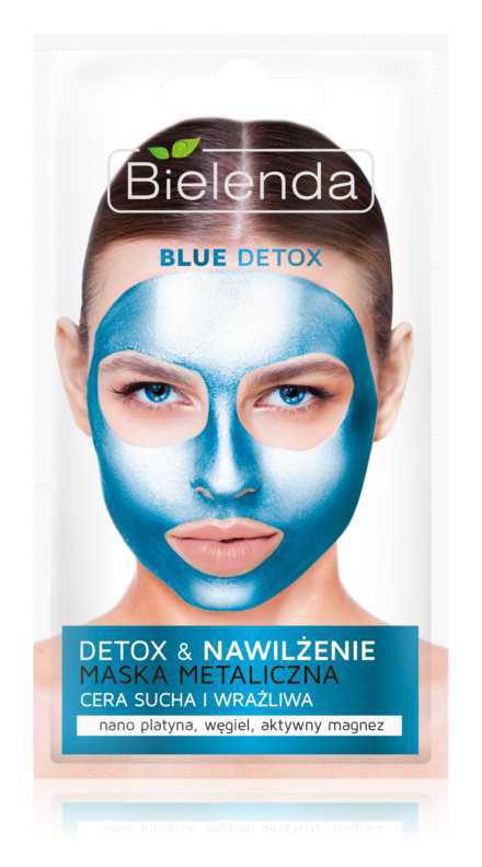 Bielenda Metallic Masks Blue Detox care for sensitive skin