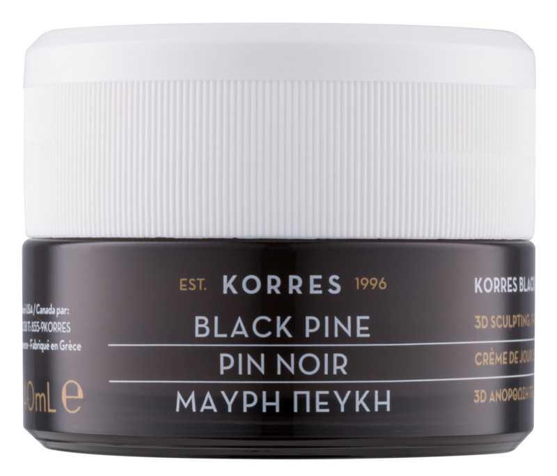 Korres Black Pine mixed skin care