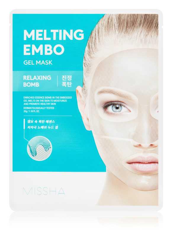 Missha Melting Embo Relaxing Bomb face masks