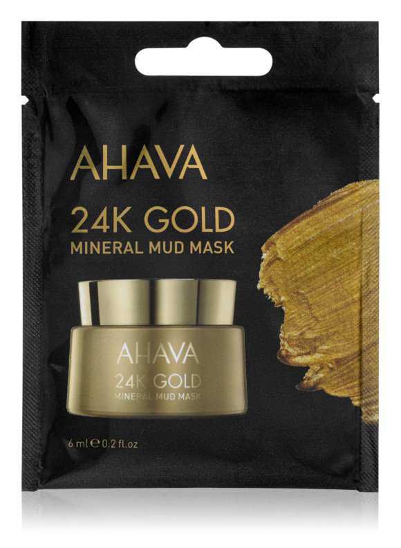 Ahava Mineral Mud 24K Gold face masks