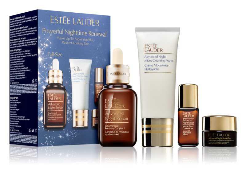 Estée Lauder Advanced Night Repair makeup removal and cleansing