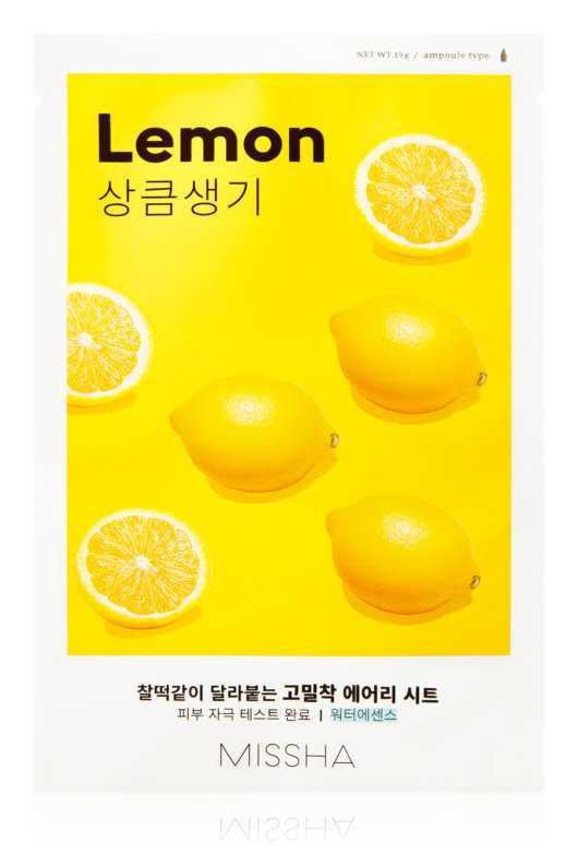 Missha Airy Fit Lemon face masks