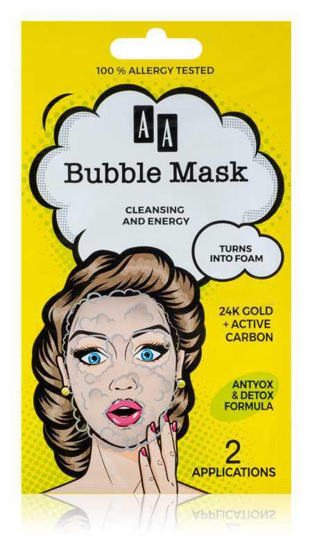 AA Cosmetics AA Bubble Mask facial skin care