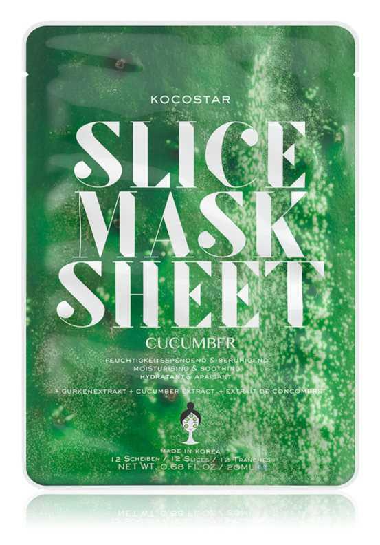 KOCOSTAR Slice Mask Sheet Cucumber face masks