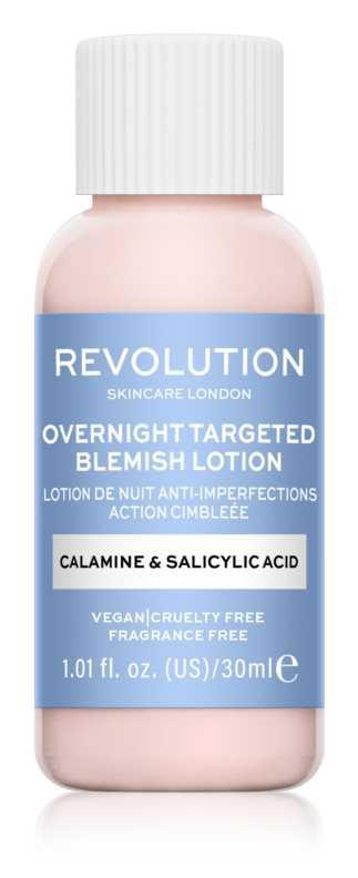 Revolution Skincare Blemish Calamine & Salicylic Acid face care routine