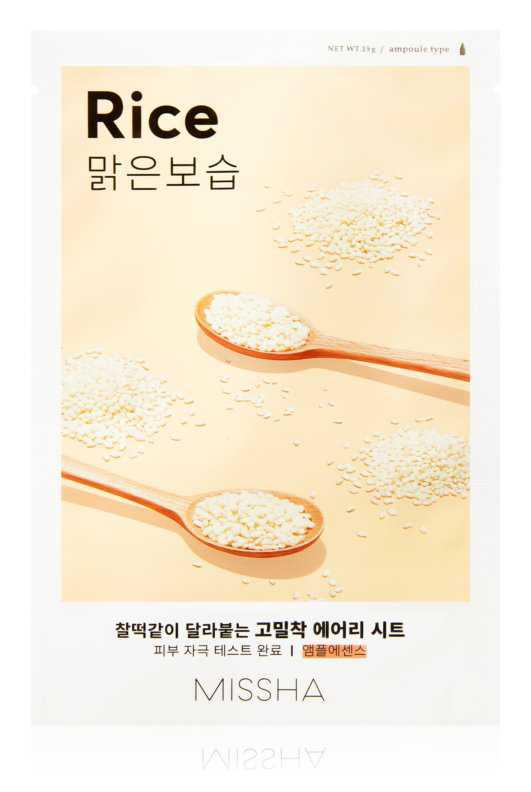 Missha Airy Fit Rice face masks
