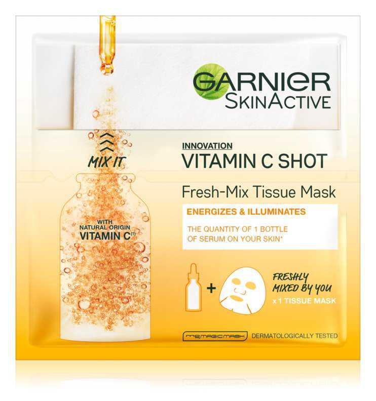 Garnier Skin Naturals Fresh Mix Mask Vitamin face care routine