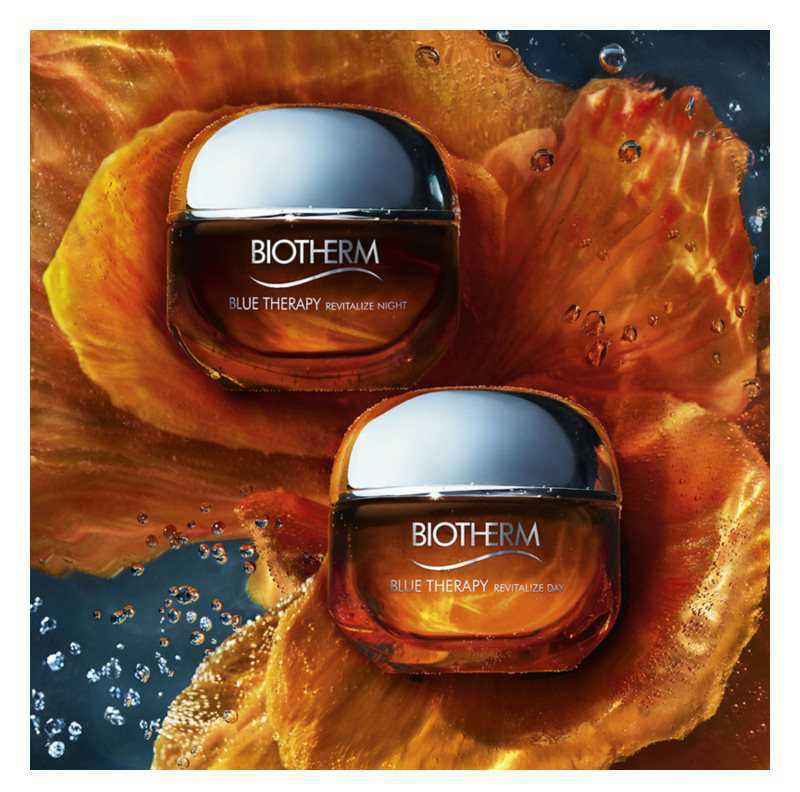 Biotherm Blue Therapy Amber Algae Revitalize face care routine