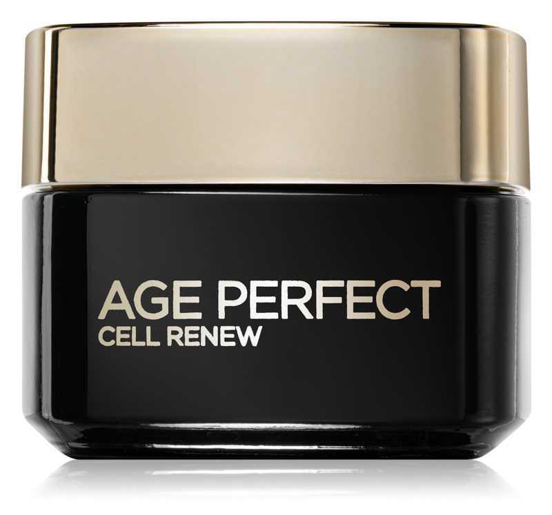 L’Oréal Paris Age Perfect Cell Renew face care routine