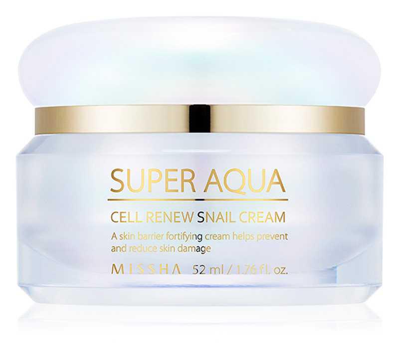 Missha Super Aqua Cell Renew Snail facial skin care